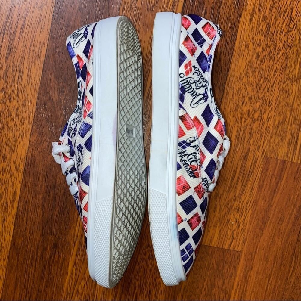 Suicide Squad Women's Tennis Shoes Daddy's Lil Monster Sneakers Size 7 ! - Picture 4 of 5